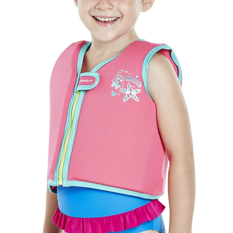 Speedo Sea Squad Vest - Pink/Aqua-2
